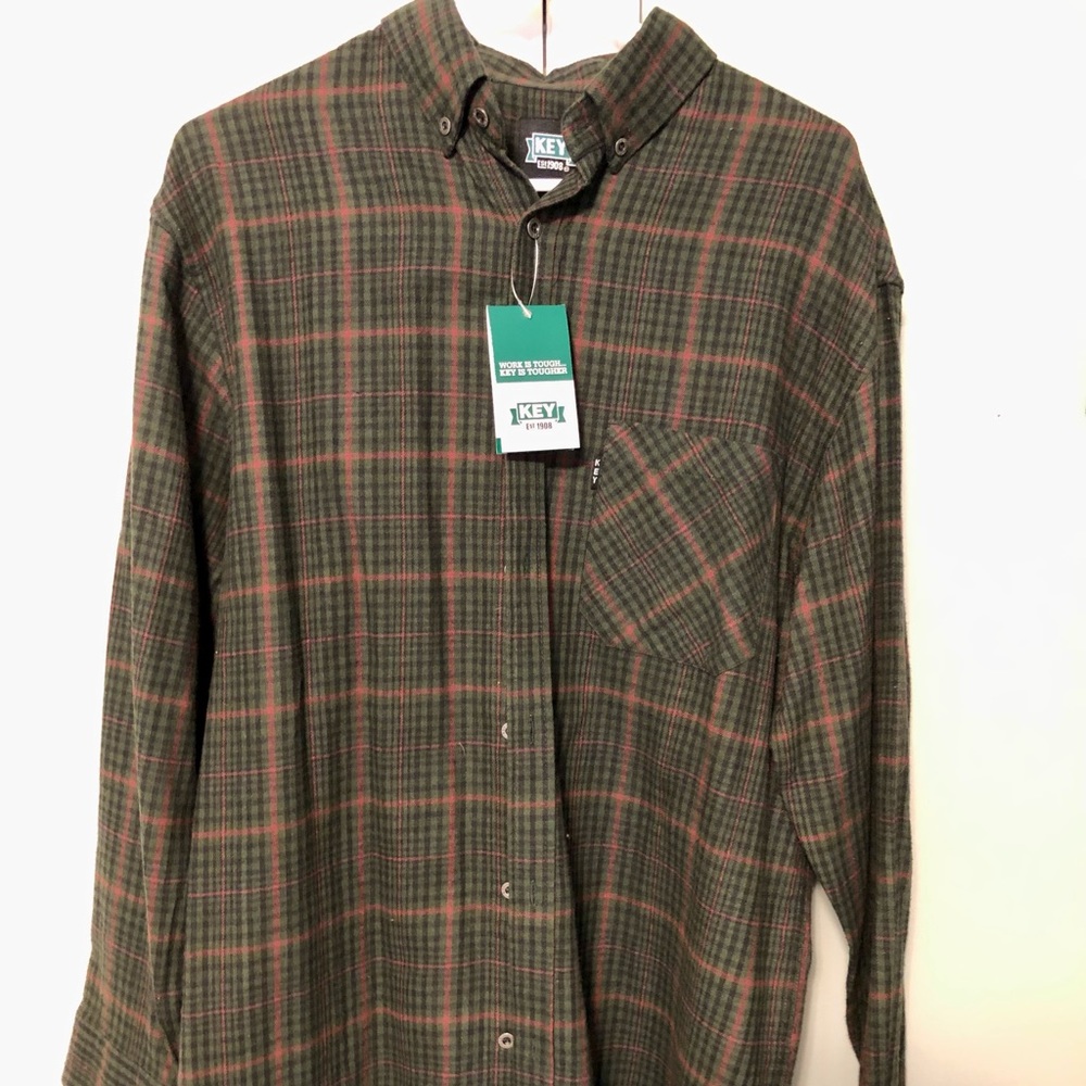 NWT Mens Key Road Flannel Shirt